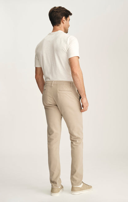 34 Heritage Verona Straight Leg Chino Pants In Mushroom High Flyer