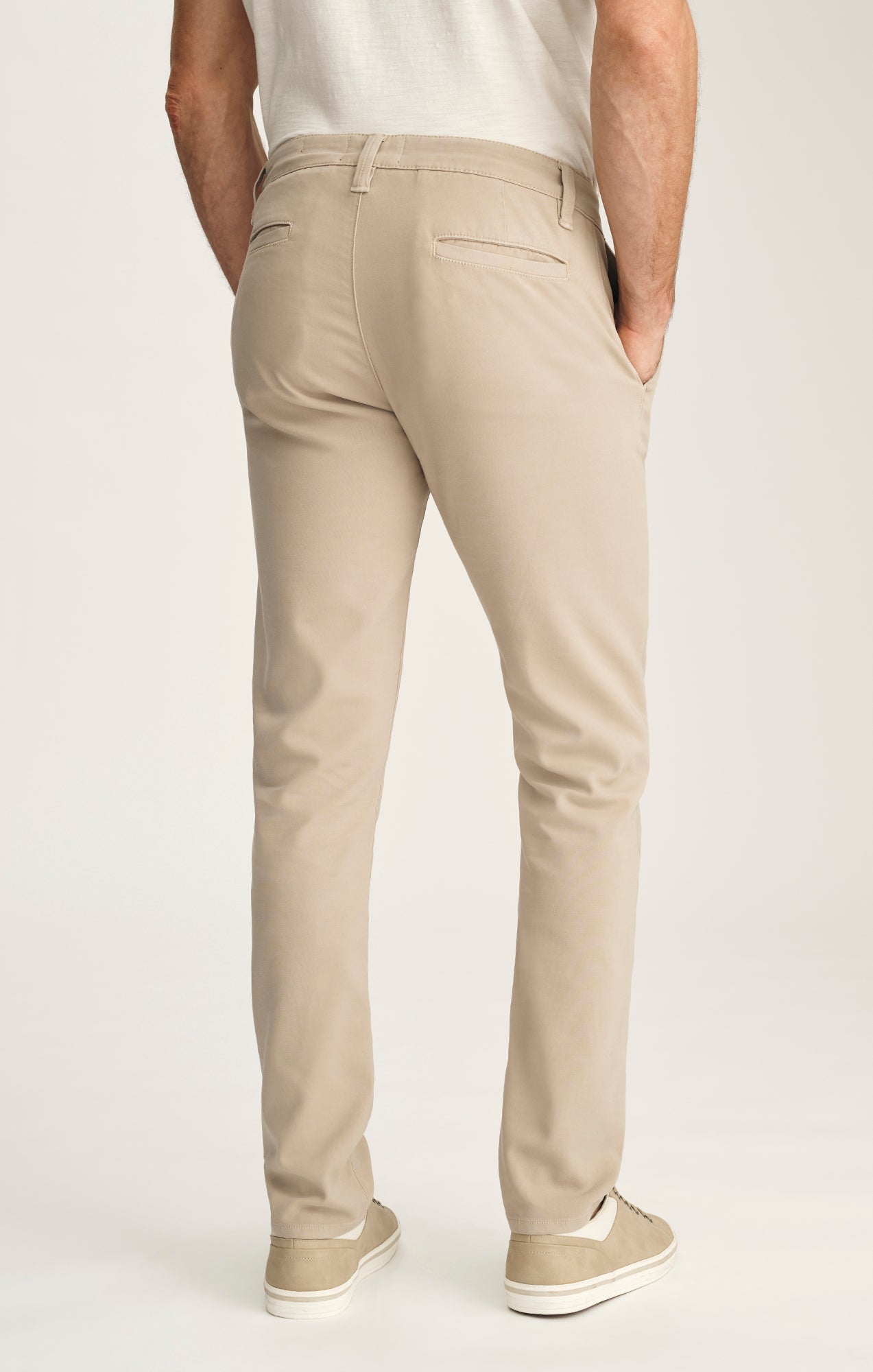 34 Heritage Verona Straight Leg Chino Pants In Mushroom High Flyer
