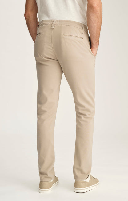 34 Heritage Verona Straight Leg Chino Pants In Mushroom High Flyer