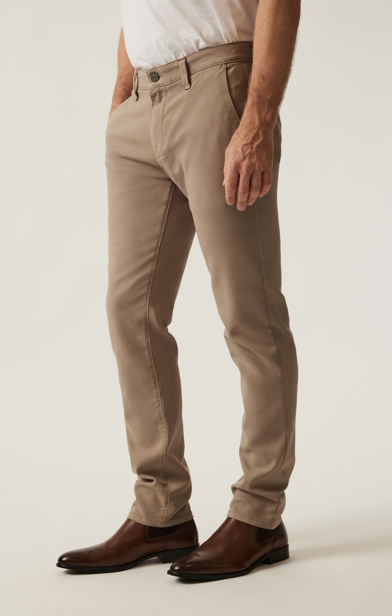 34 Heritage Verona Straight Leg Chino Pants in Vintage Khaki High Flyer