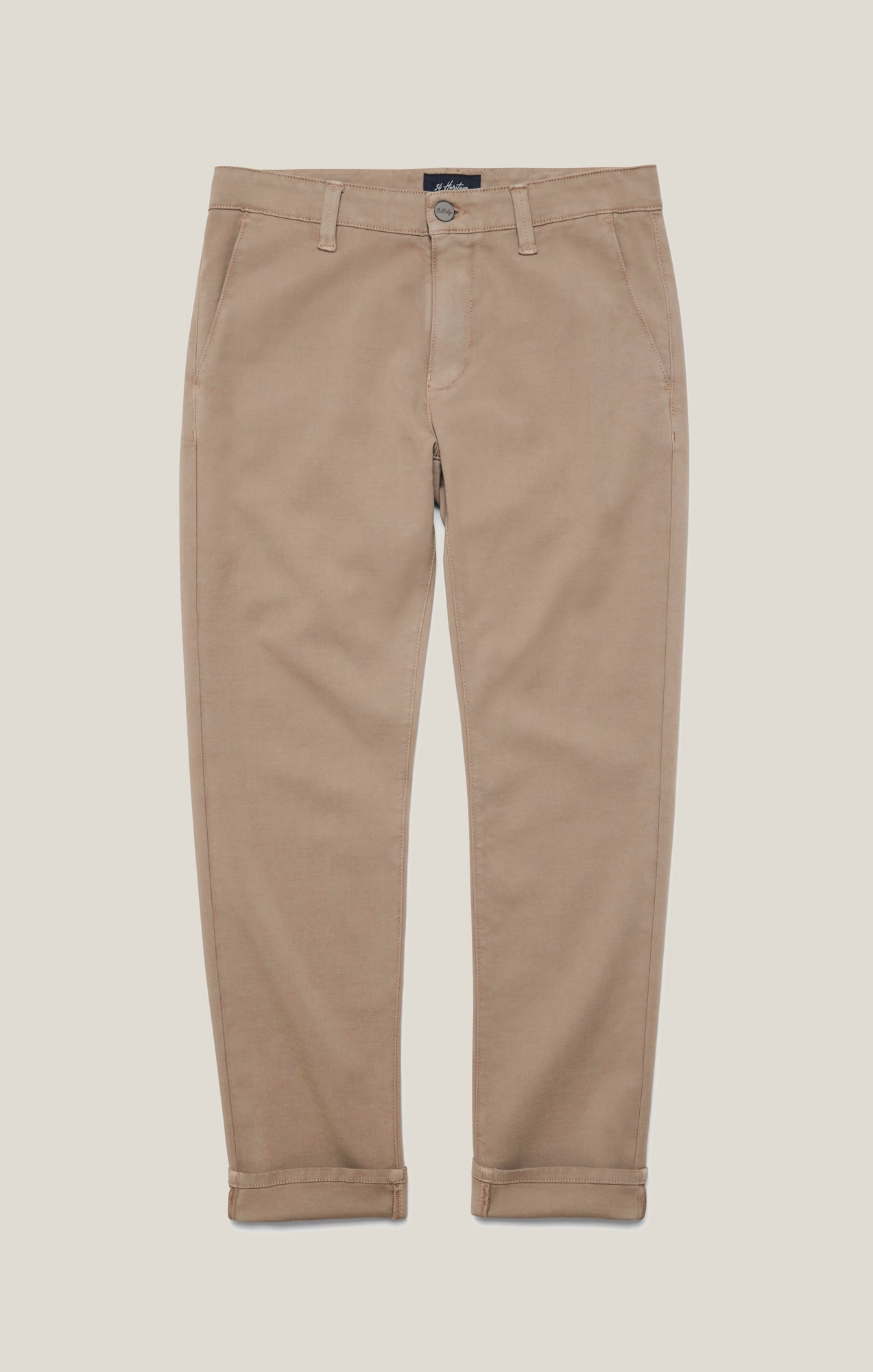 34 Heritage Verona Straight Leg Chino Pants in Vintage Khaki High Flyer