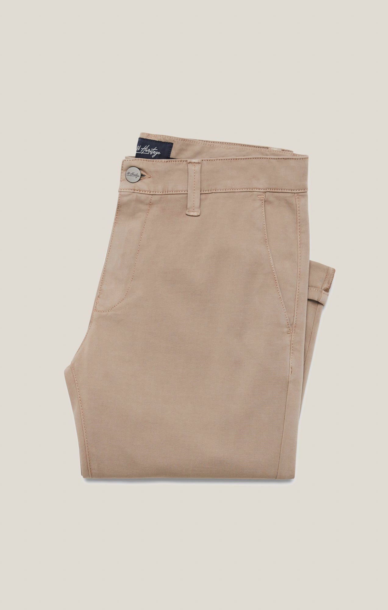 34 Heritage Verona Straight Leg Chino Pants in Vintage Khaki High Flyer
