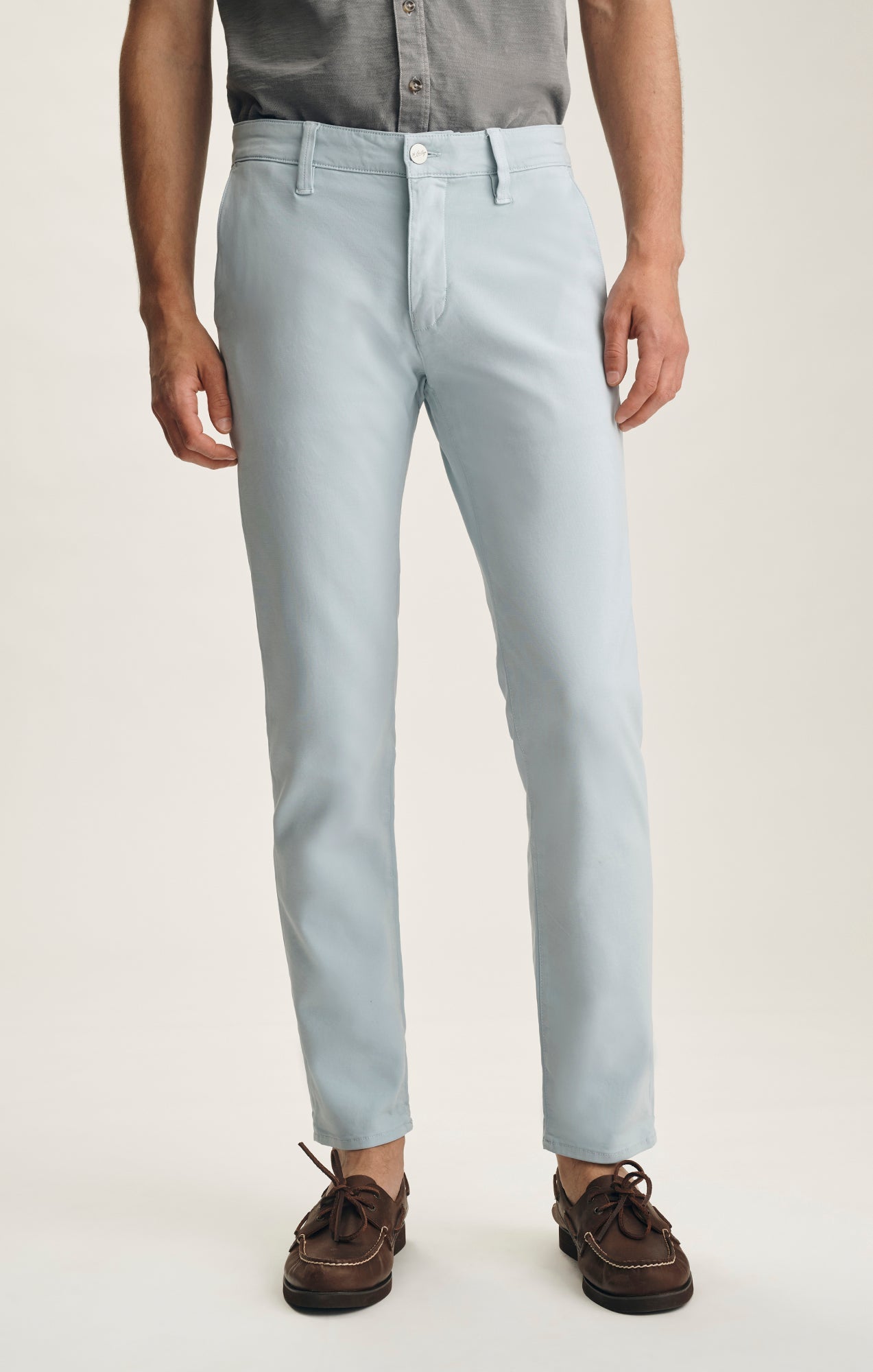 34 Heritage Verona Straight Leg Chino Pants In Mist High Flyer