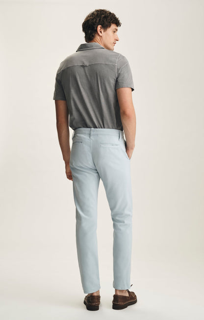 34 Heritage Verona Straight Leg Chino Pants In Mist High Flyer