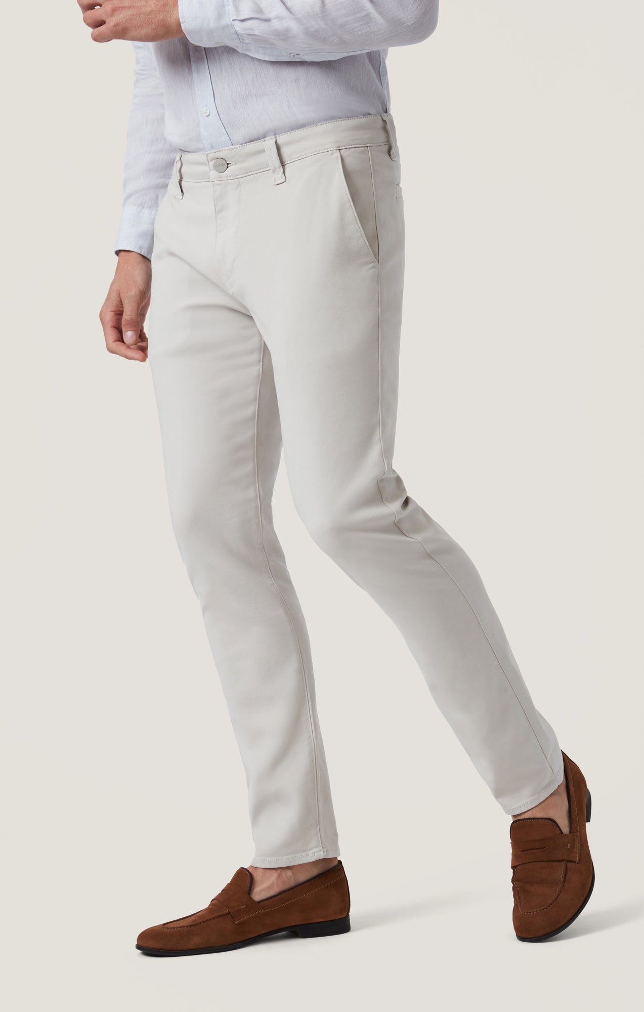 34 Heritage Verona Straight Leg Chinos in Cloud High Flyer