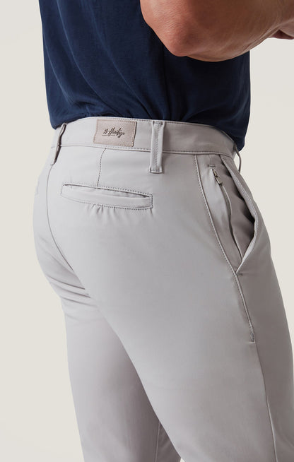 34 Heritage Verona Straight Leg Chino Pants in Grey