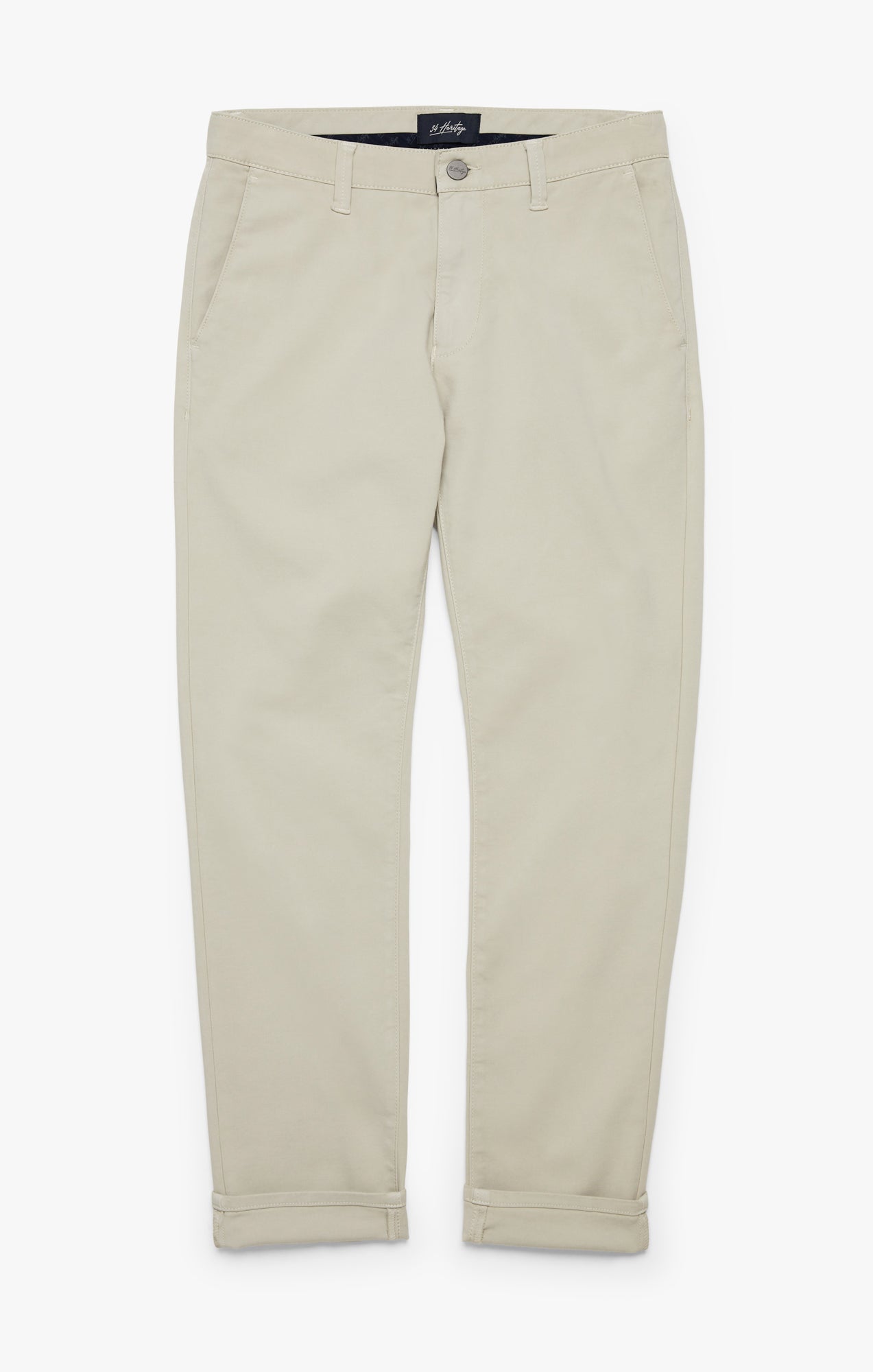 34 Heritage Verona Straight Leg Chino Pants In Willow High Flyer
