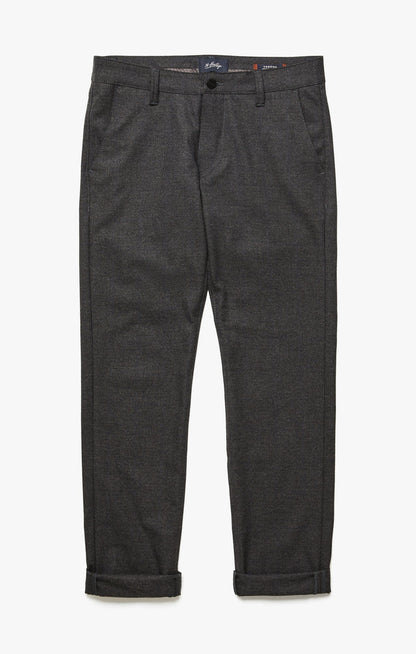 34 Heritage Verona Straight Leg Chino Pants In Smoke Elite Check