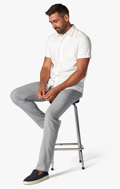 34 Heritage Straight Leg Verona Chino Pants In Grey High - Flyer