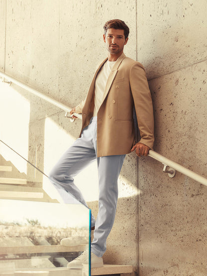 34 Heritage Straight Leg Verona Chino Pants In Grey High - Flyer