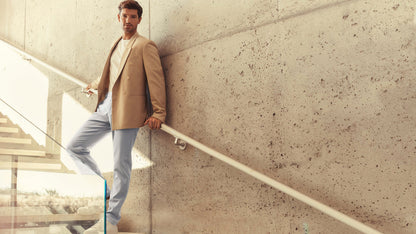34 Heritage Straight Leg Verona Chino Pants In Grey High - Flyer