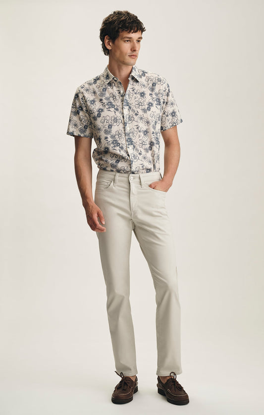 34 Heritage Charisma Relaxed Straight Pants In Bone Coolmax