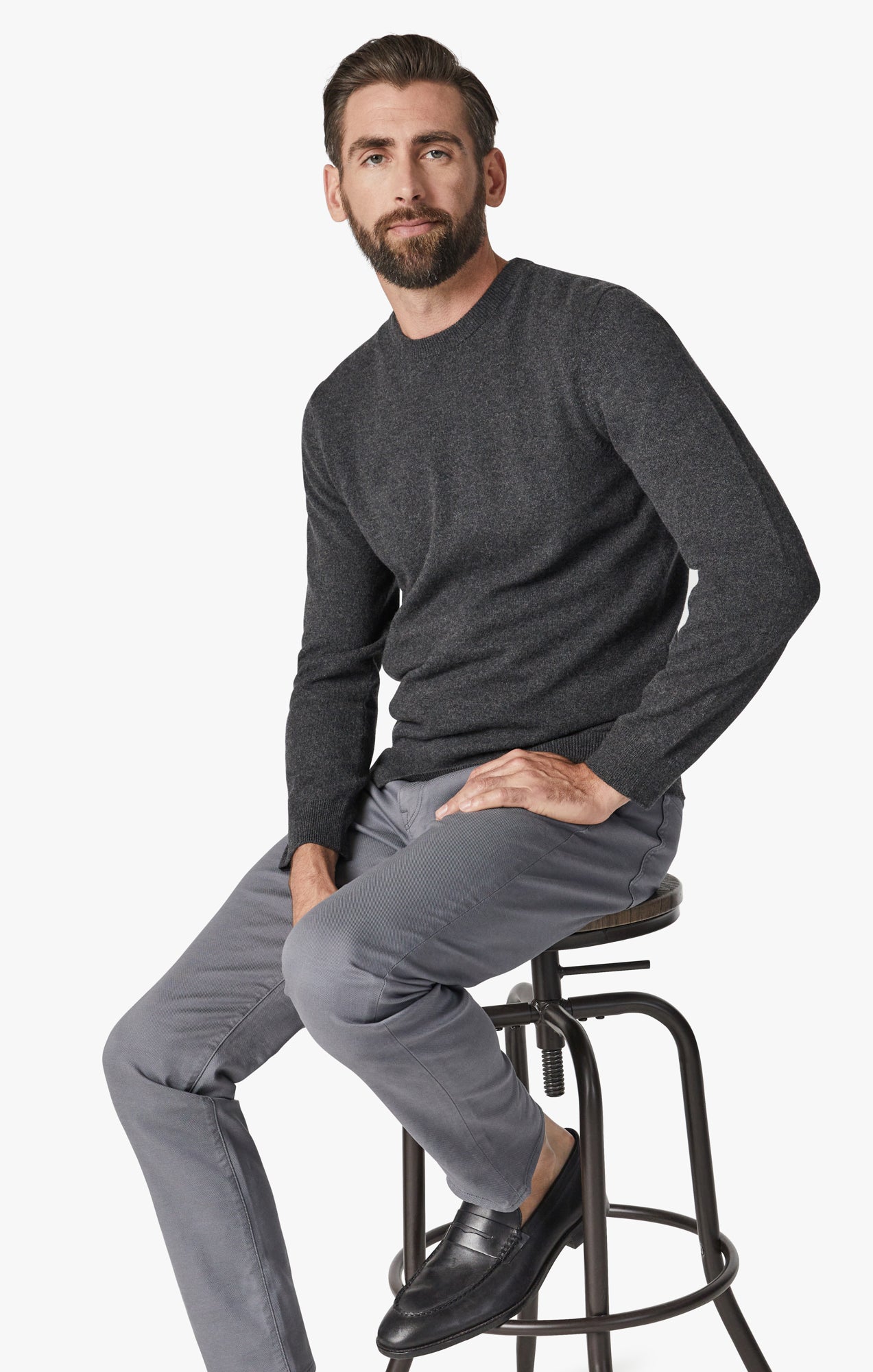34 Heritage Courage Straight Leg Pants in Stormy CoolMax