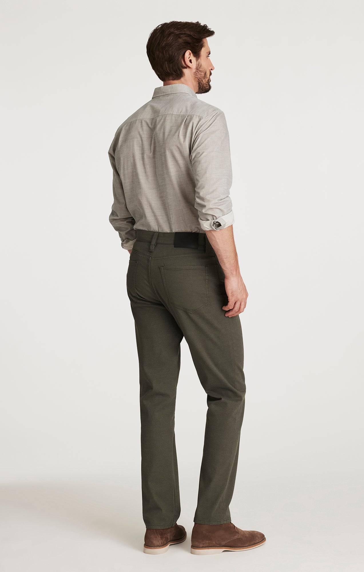 34 Heritage Charisma Relaxed Straight Pants in Peat Coolmax