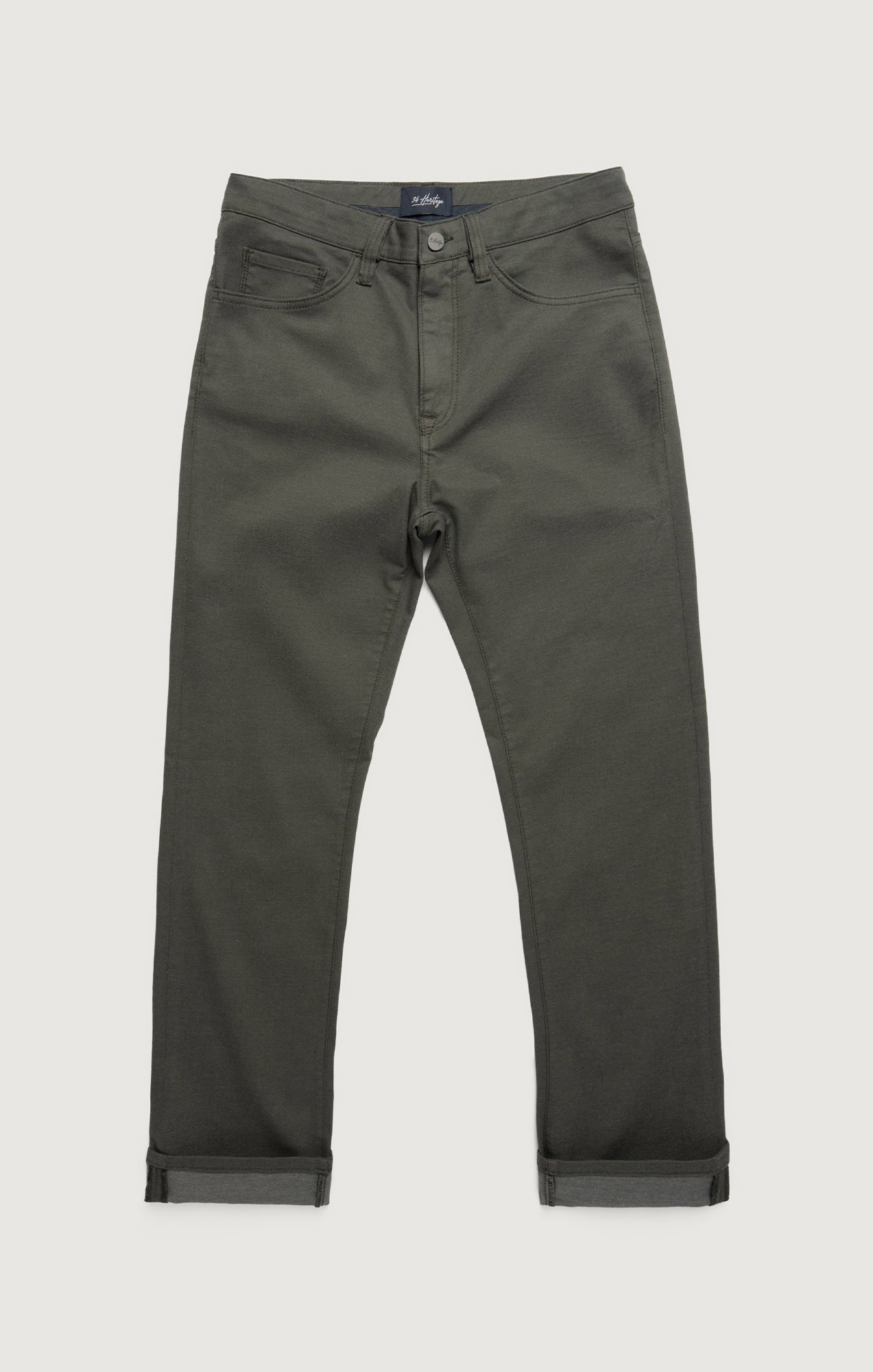 34 Heritage Charisma Relaxed Straight Pants in Peat Coolmax