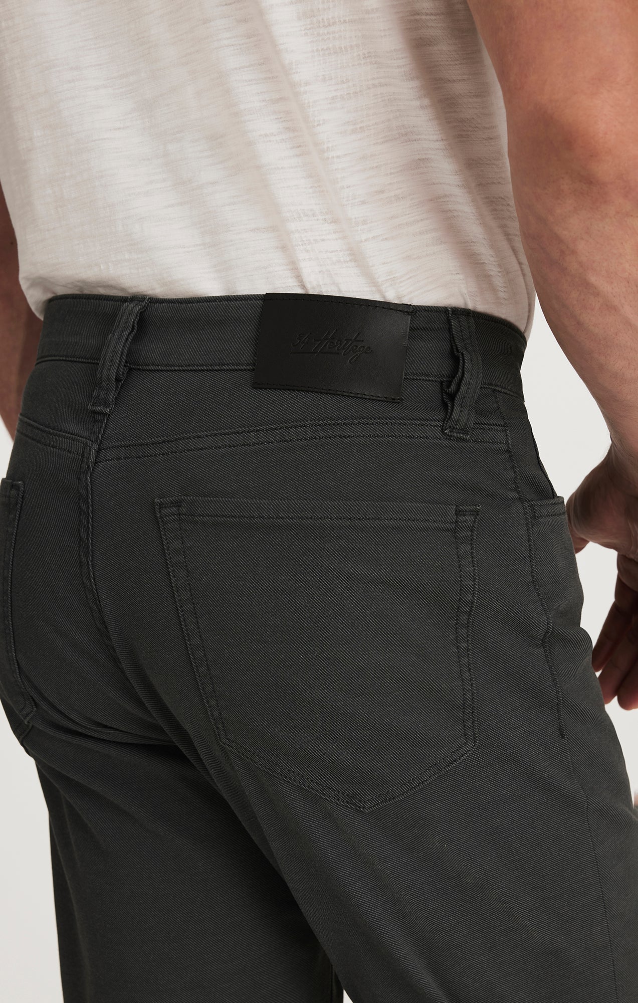 34 Heritage Charisma Relaxed Straight Pants in Iron Coolmax