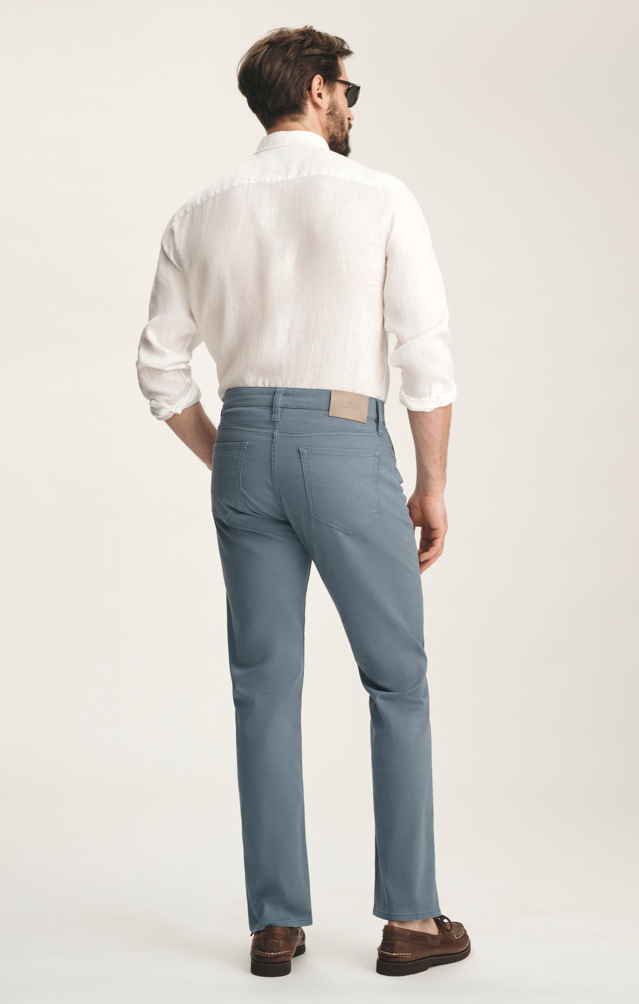 34 Heritage Courage Straight Leg Pants In Vintage Indigo Coolmax