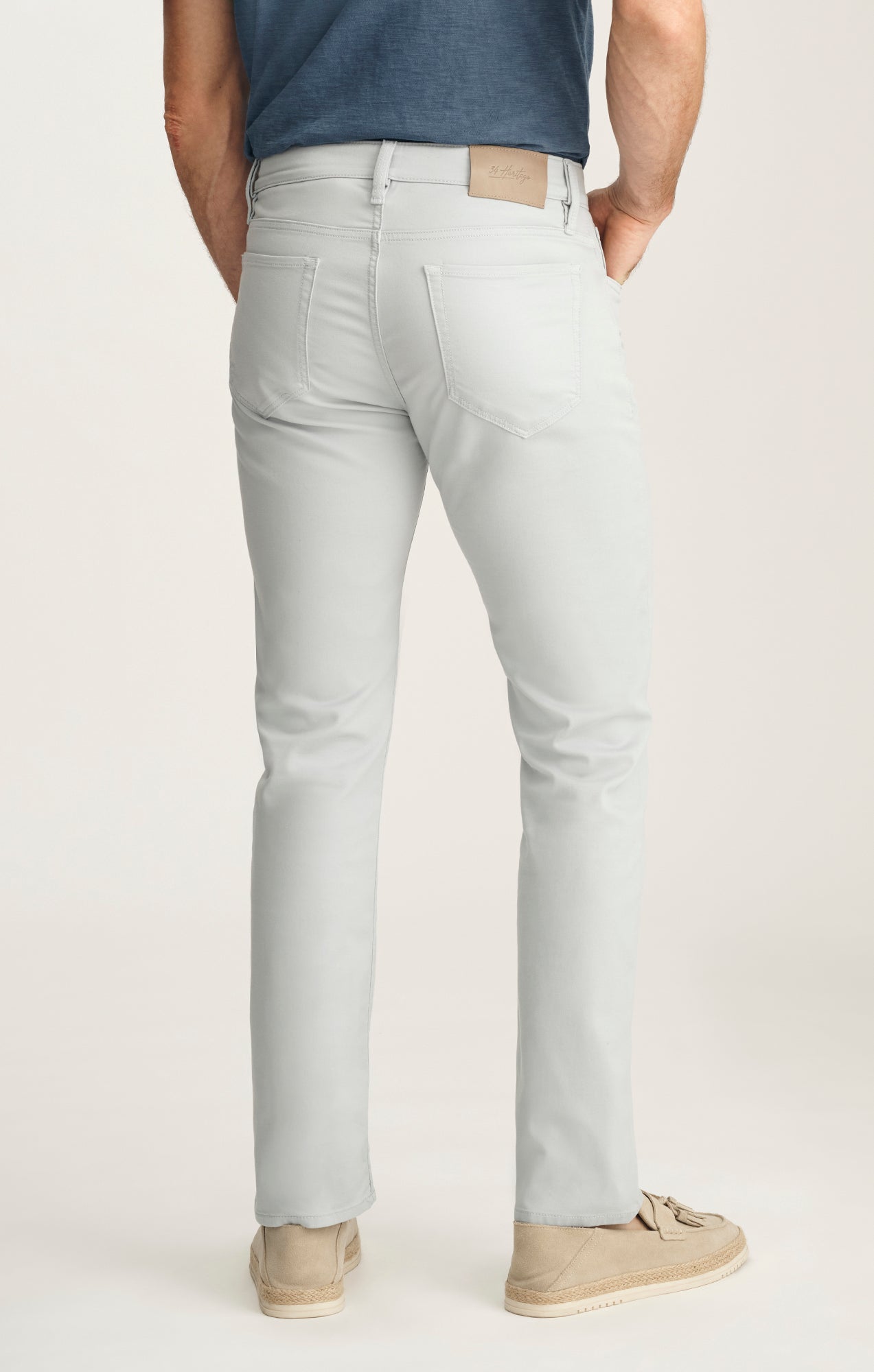 34 Heritage Courage Straight Leg Pants In Mist Coolmax