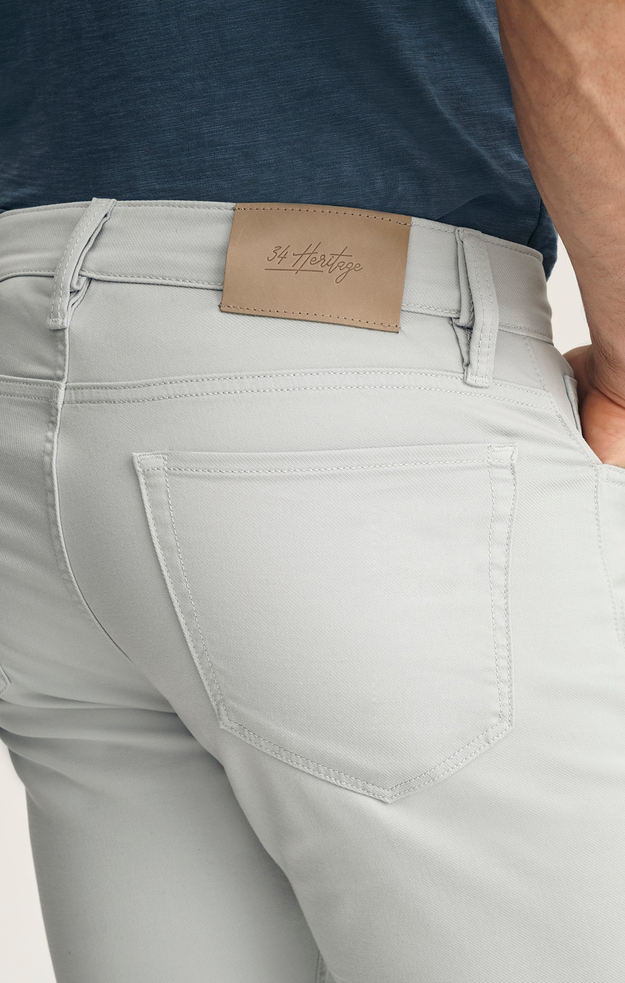 34 Heritage Courage Straight Leg Pants In Mist Coolmax