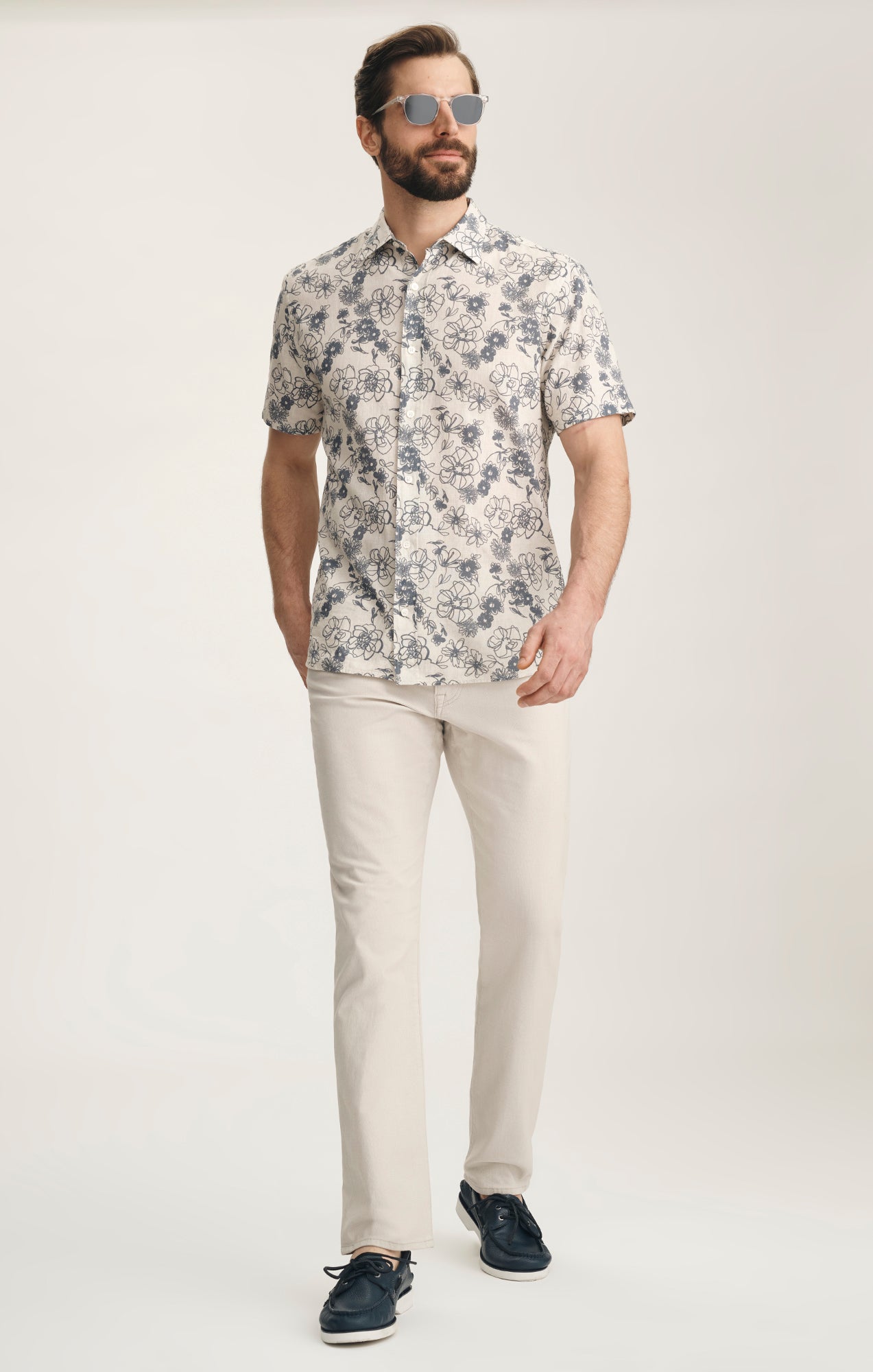 34 Heritage Courage Straight Leg Pants In Oat Honeycomb