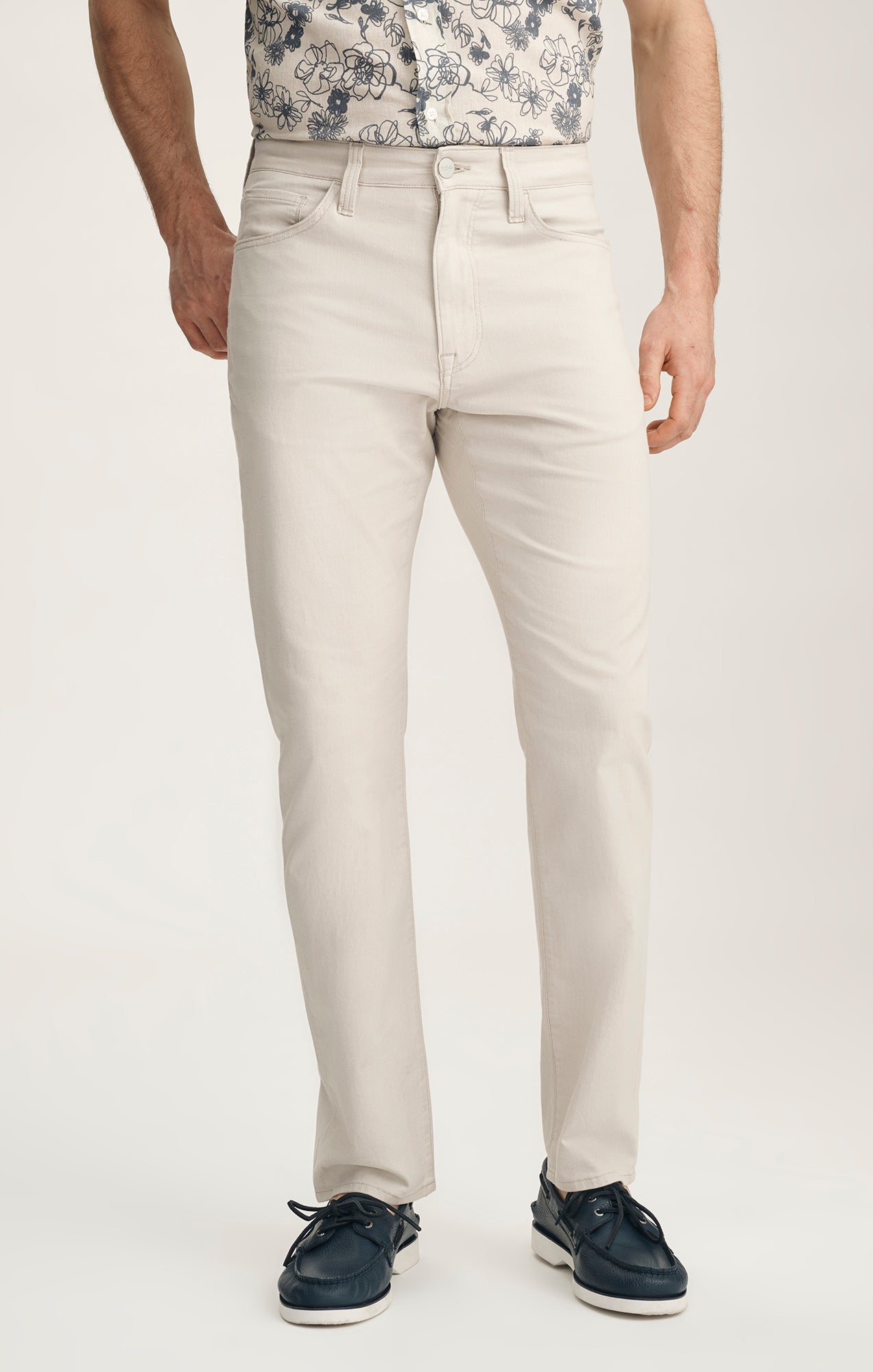 34 Heritage Courage Straight Leg Pants In Oat Honeycomb