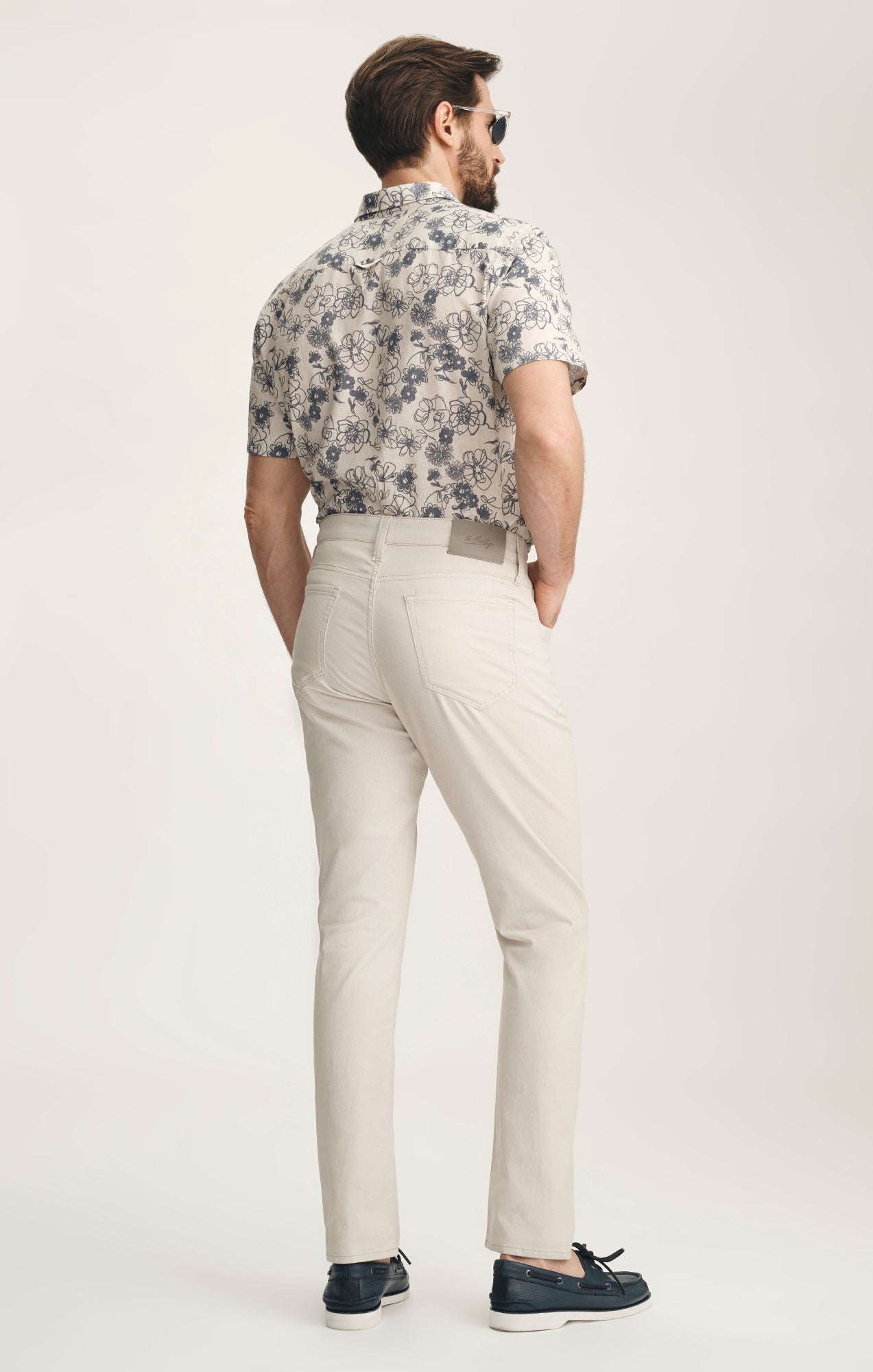 34 Heritage Courage Straight Leg Pants In Oat Honeycomb