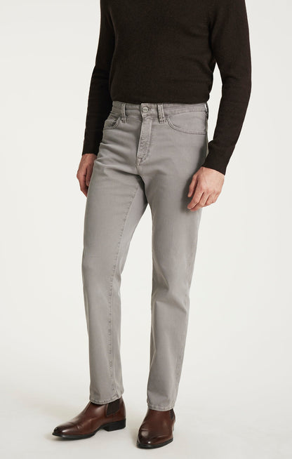 34 Heritage Charisma Relaxed Straight Pants in Grey Honeycomb