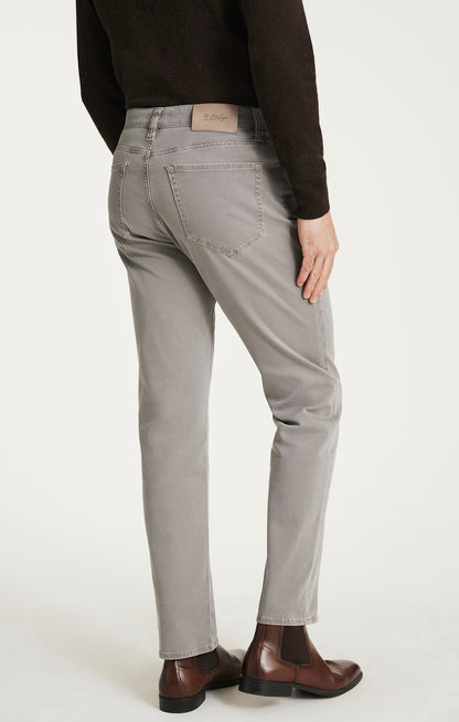 34 Heritage Charisma Relaxed Straight Pants in Grey Honeycomb