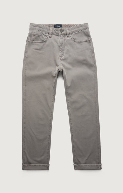 34 Heritage Charisma Relaxed Straight Pants in Grey Honeycomb