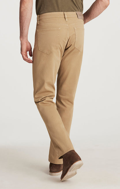 34 Heritage Charisma Relaxed Straight Pants in Beige Honeycomb
