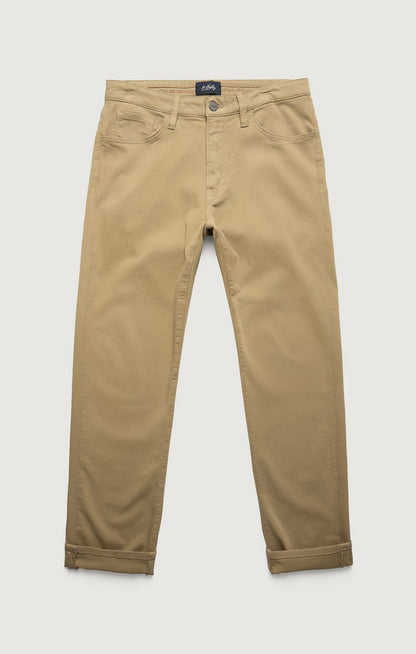 34 Heritage Charisma Relaxed Straight Pants in Beige Honeycomb
