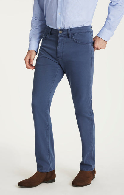 34 Heritage Courage Straight Leg Pants in Blue Honeycomb