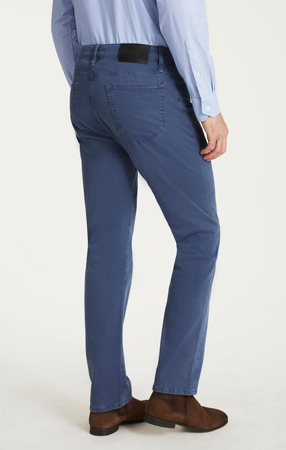 34 Heritage Courage Straight Leg Pants in Blue Honeycomb