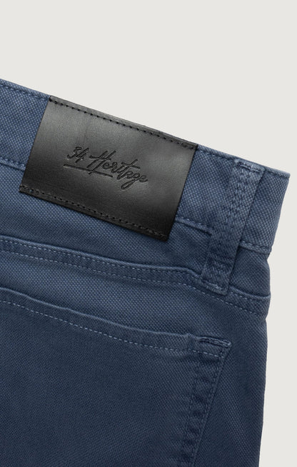 34 Heritage Courage Straight Leg Pants in Blue Honeycomb