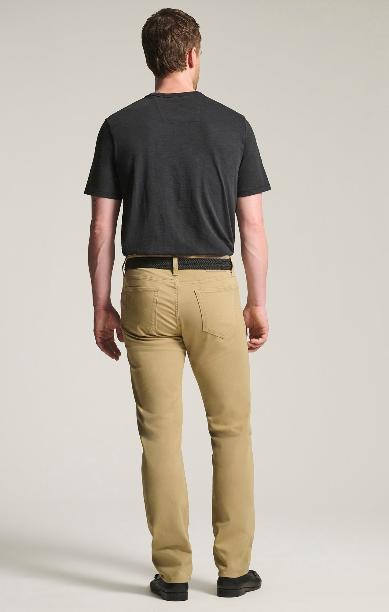 34 Heritage Courage Straight Leg Pants in Beige Honeycomb