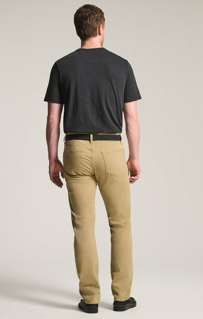 34 Heritage Courage Straight Leg Pants in Beige Honeycomb