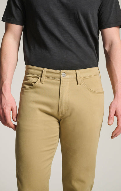 34 Heritage Courage Straight Leg Pants in Beige Honeycomb