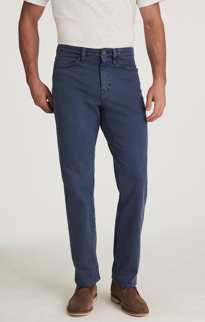 34 Heritage Charisma Relaxed Straight Pants in Blue Honeycomb