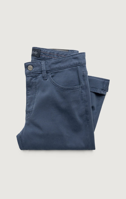 34 Heritage Charisma Relaxed Straight Pants in Blue Honeycomb