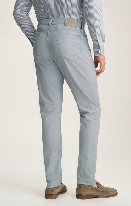 34 Heritage Courage Straight Leg Pants In Blue Honeycomb