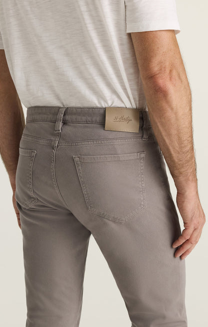 34 Heritage Courage Straight Leg Pants in Grey Honeycomb