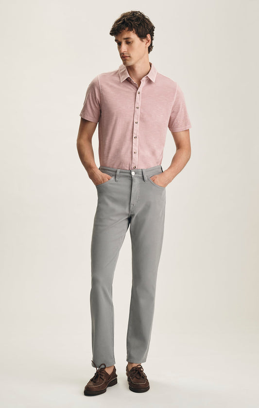 34 Heritage Charisma Relaxed Straight Pants In Pewter Cloud Luxe