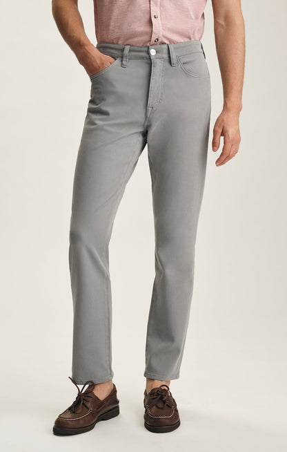 34 Heritage Charisma Relaxed Straight Pants In Pewter Cloud Luxe