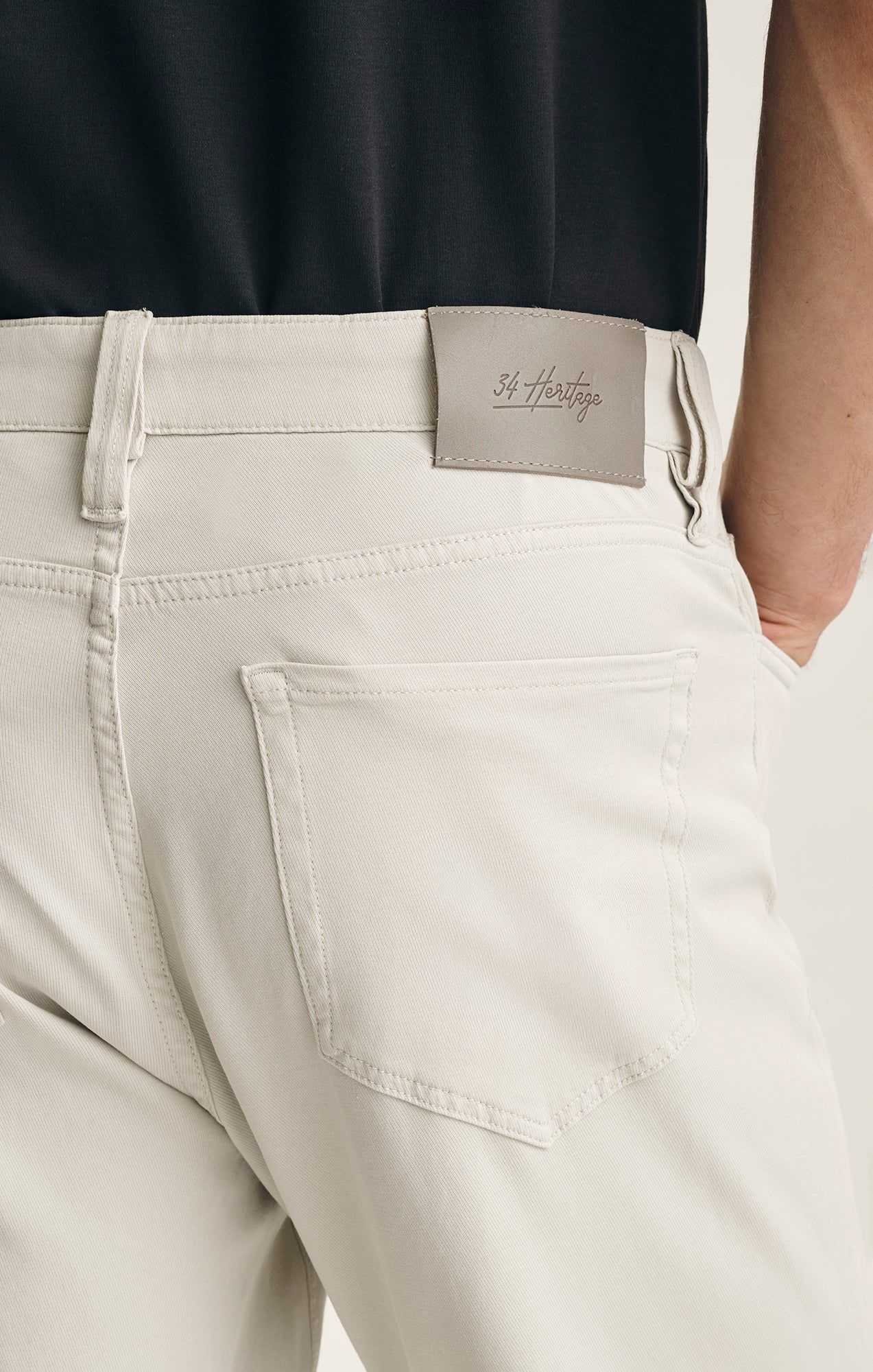 34 Heritage Charisma Relaxed Straight Pants In Bone Cloud Luxe