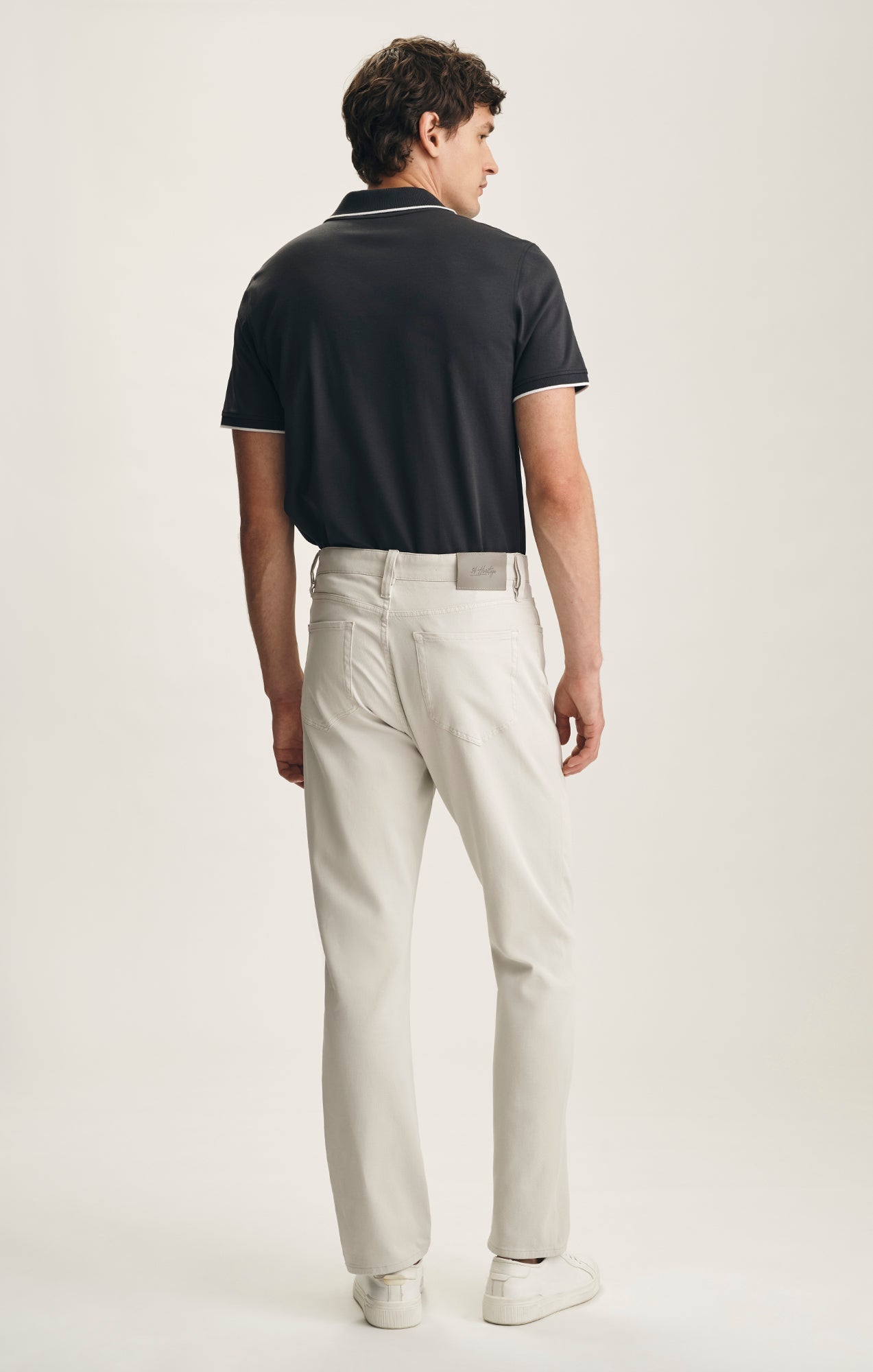 34 Heritage Charisma Relaxed Straight Pants In Bone Cloud Luxe