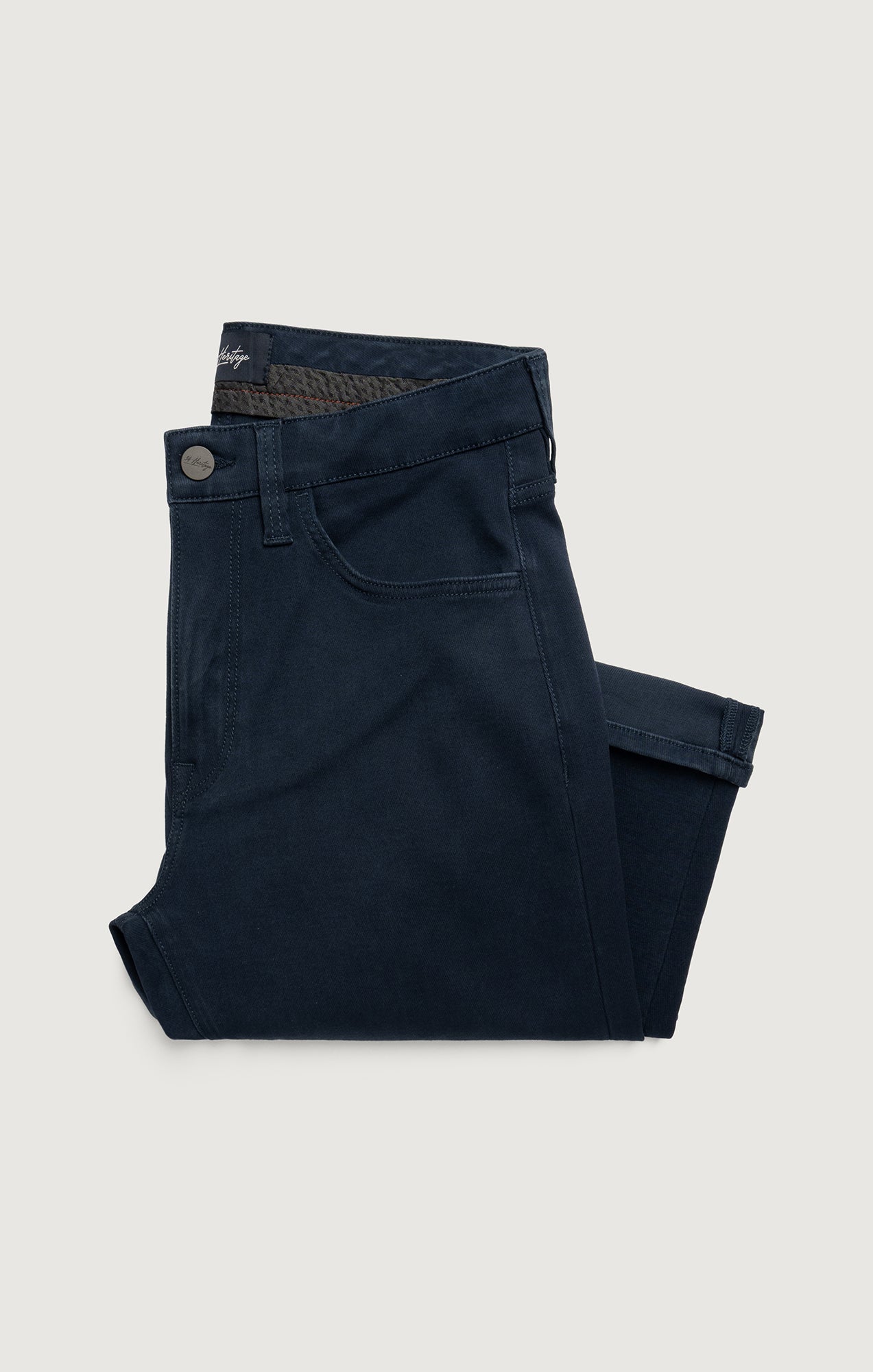 34 Heritage Charisma Relaxed Straight Pants in Dark Navy Cloud Luxe