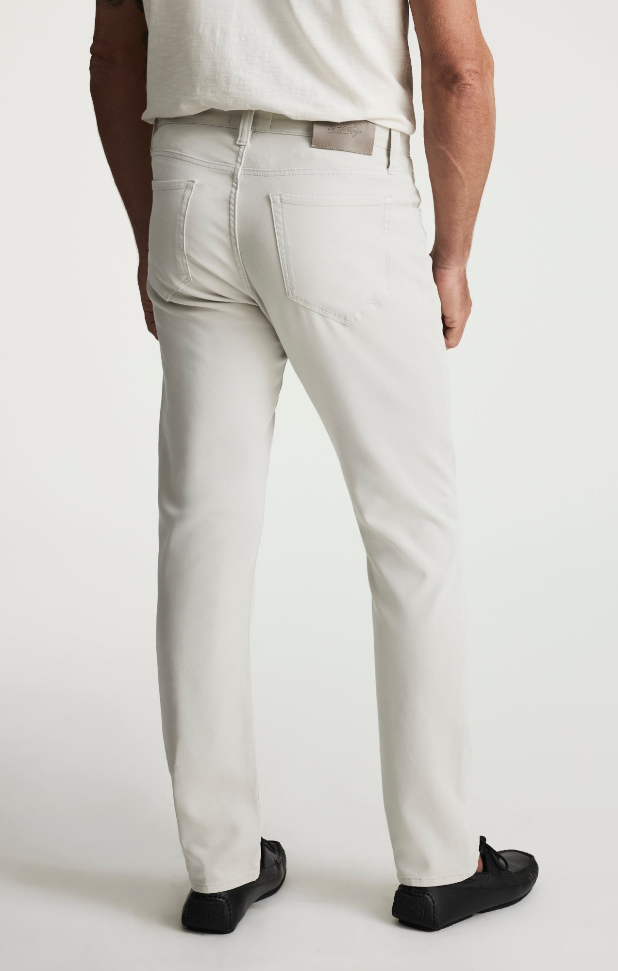 34 Heritage Courage Straight Leg Pants In Bone Cloud Luxe
