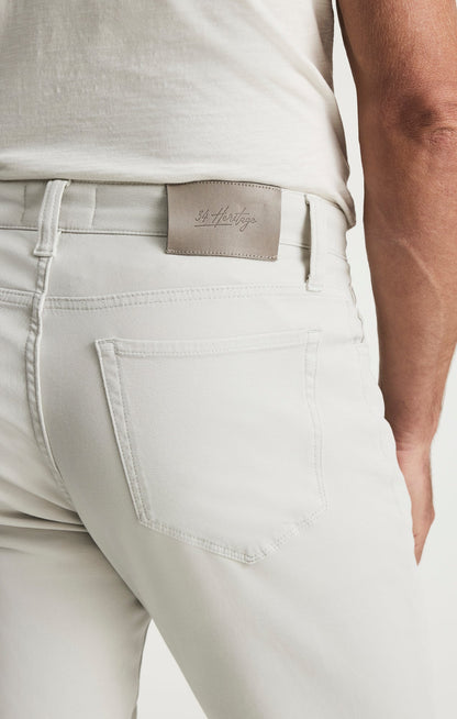 34 Heritage Courage Straight Leg Pants In Bone Cloud Luxe
