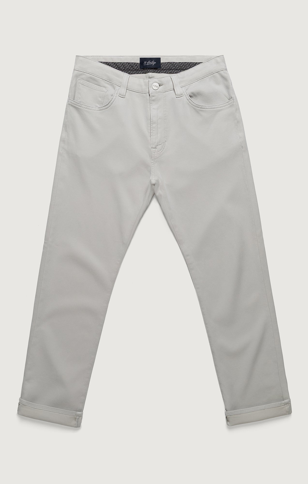 34 Heritage Courage Straight Leg Pants In Bone Cloud Luxe