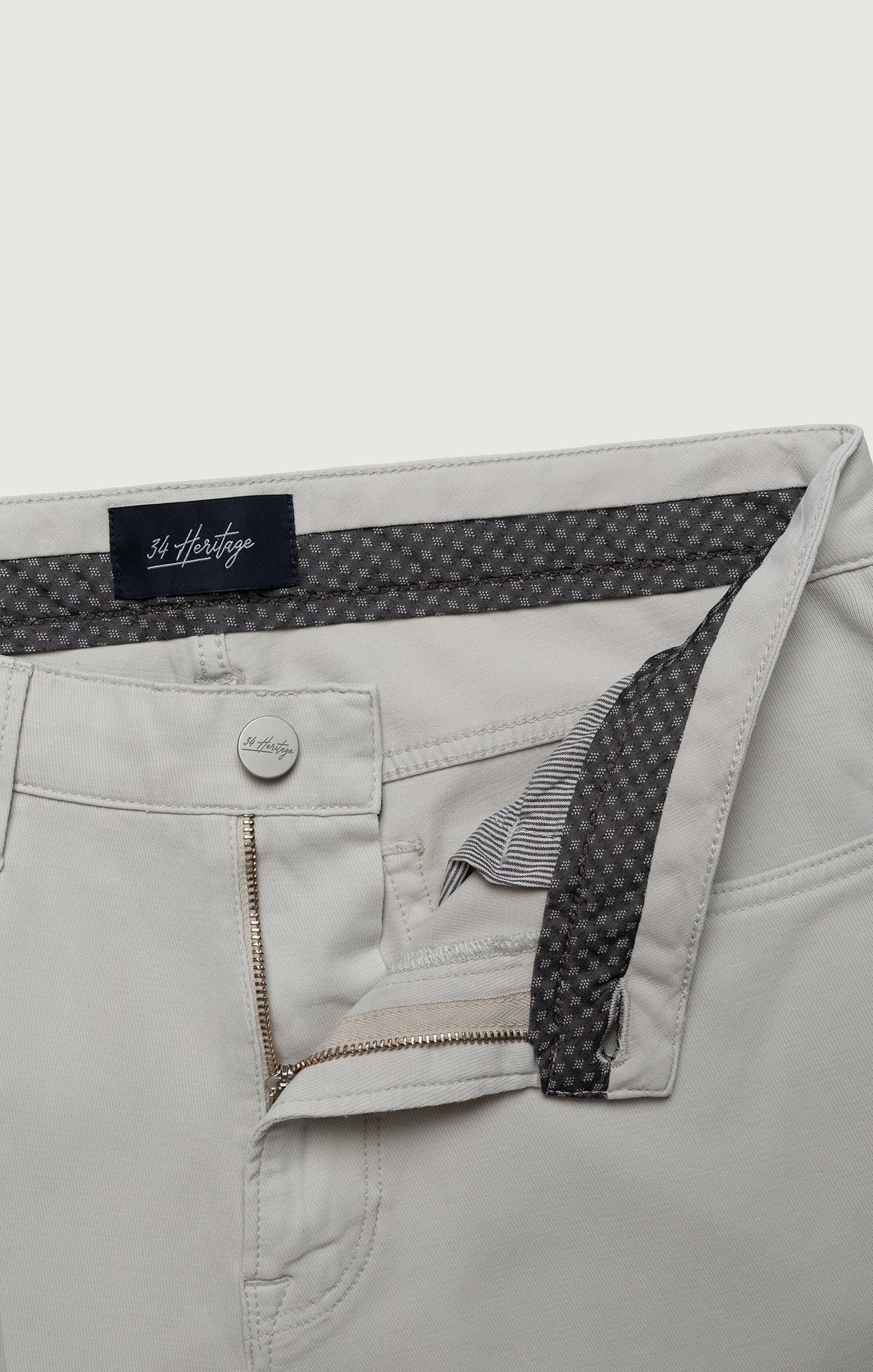 34 Heritage Courage Straight Leg Pants In Bone Cloud Luxe
